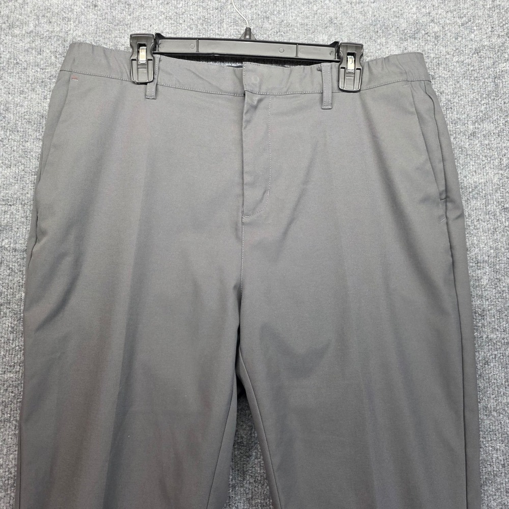 BYLT Premium Basics Mens Gray Flat Front Casual Golf‎ Dress Pants Size 38